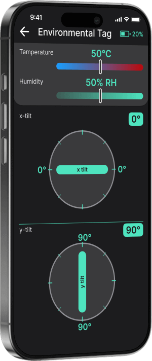 LevelTag smart leveling sensor makes leveling simple with mobile app integration for tilt, temperature, and humidity monitoring